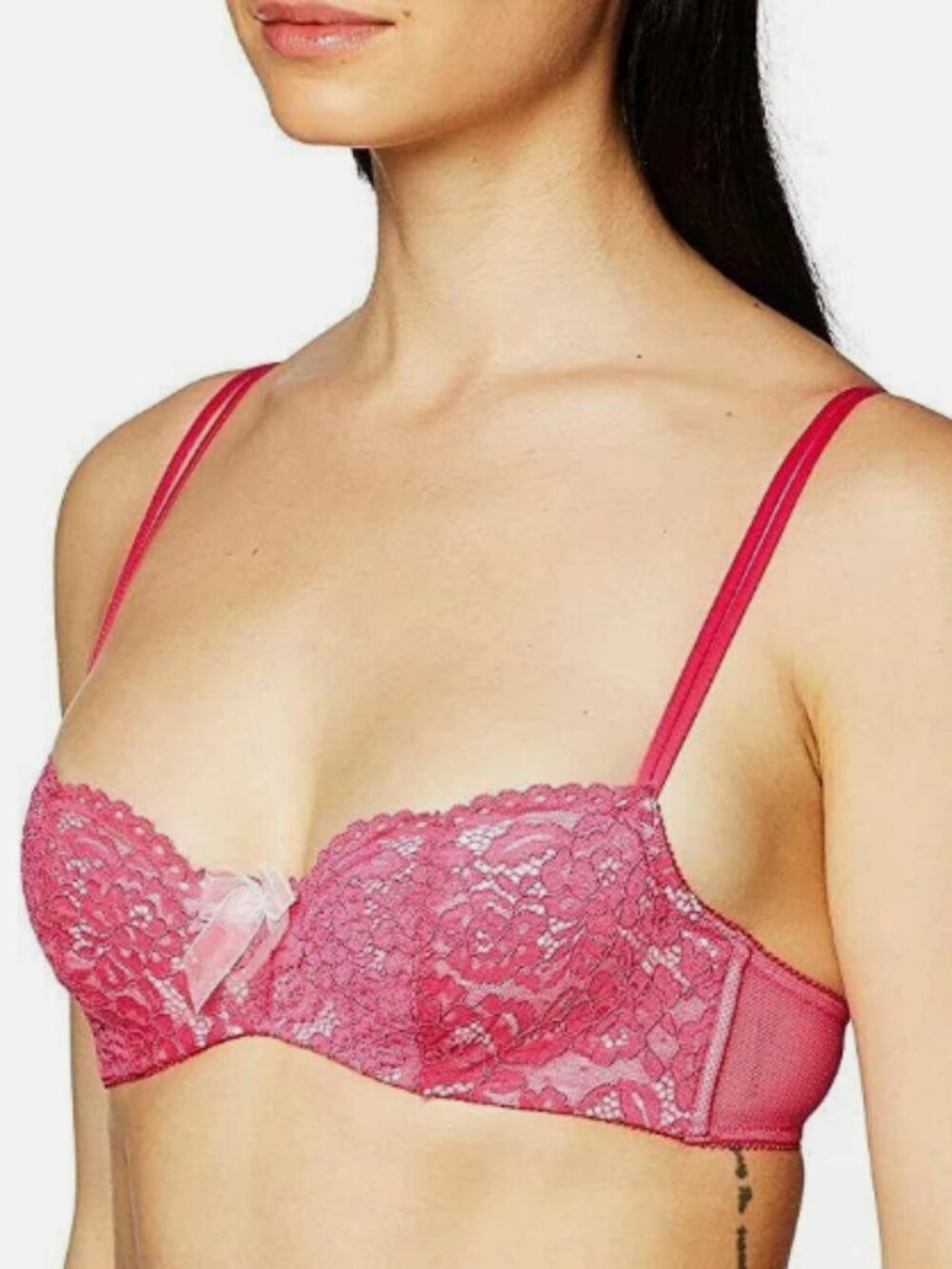 b.tempt'd by Wacoal Women's Ciao Bella Balconette Bra, Pink Yarrow, 32DD